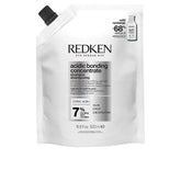 CONCENTRADO DE LIGAÇÃO ÁCIDA Refil de shampoo profissional sem sulfato para cabelos danificados 500 ml.